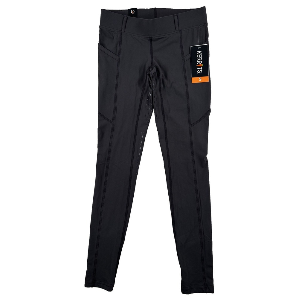 Kerrits Ice Fil Full Seat Tech Tight Women's Small Peppercorn Gray USA Brand New